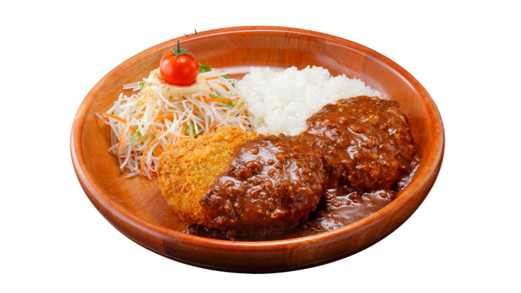 メンチカツカリーディッシュ（ハンバーグなし）