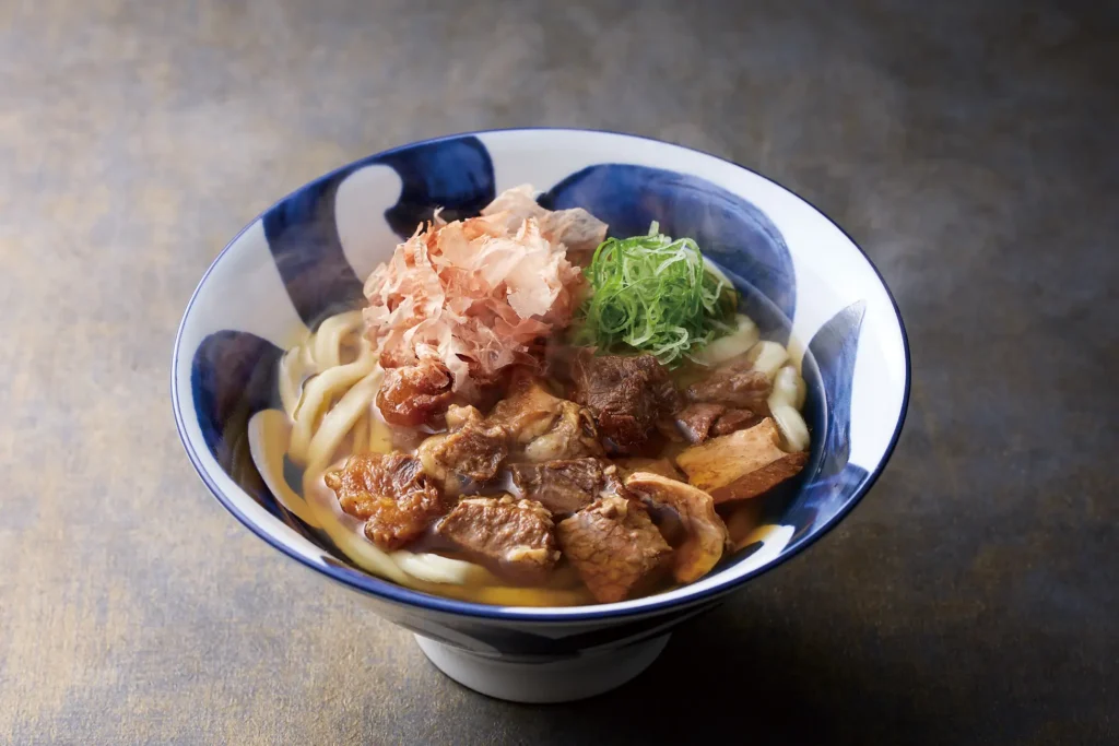 牛煮込みの肉讃岐うどん